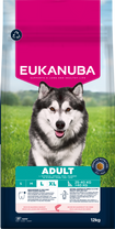 Front View of Eukanuba Adult Large Breed Dry Dog Food - Salmon & Barley - 12kg