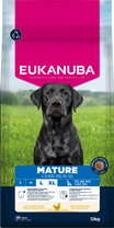 Front View of Eukanuba Mature Large Breed Dry Dog Food - Chicken - 12kg