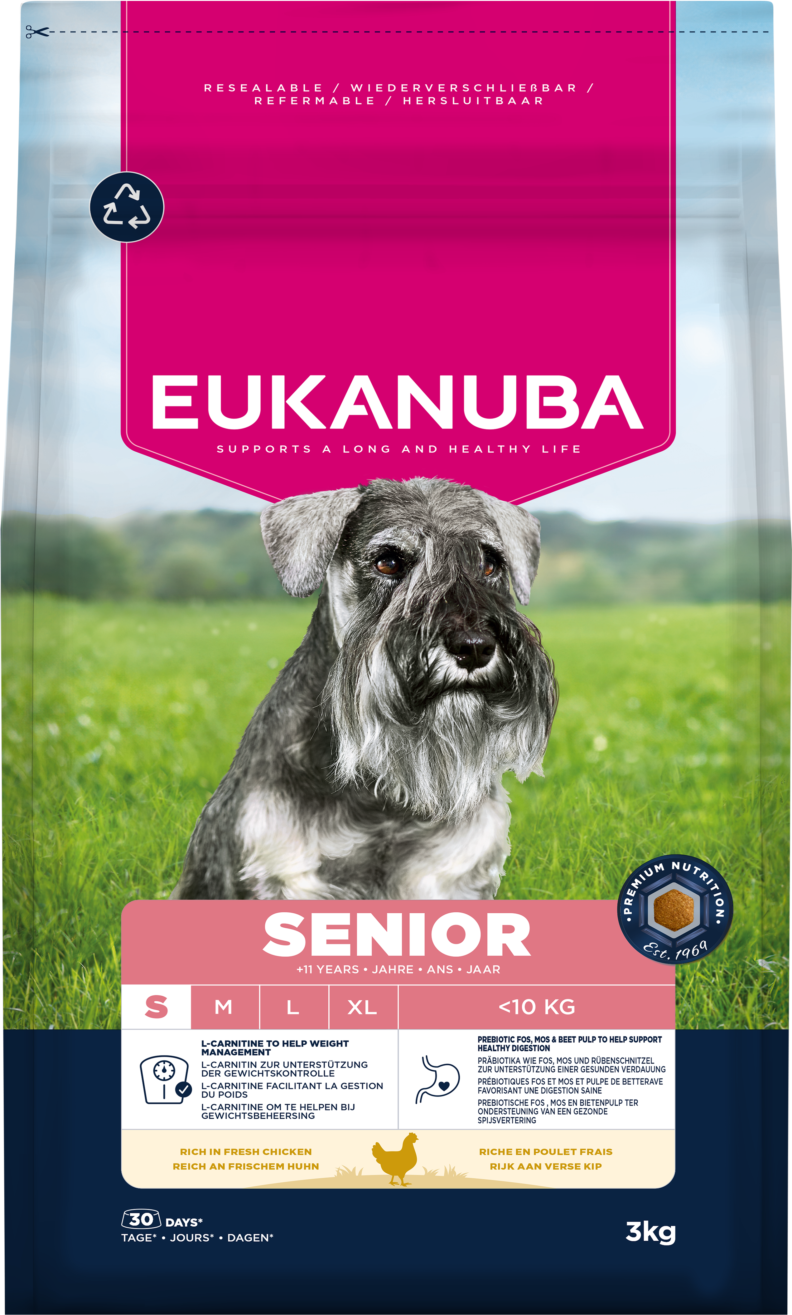 Eukanuba Caring Small Senior Dry Food Chicken