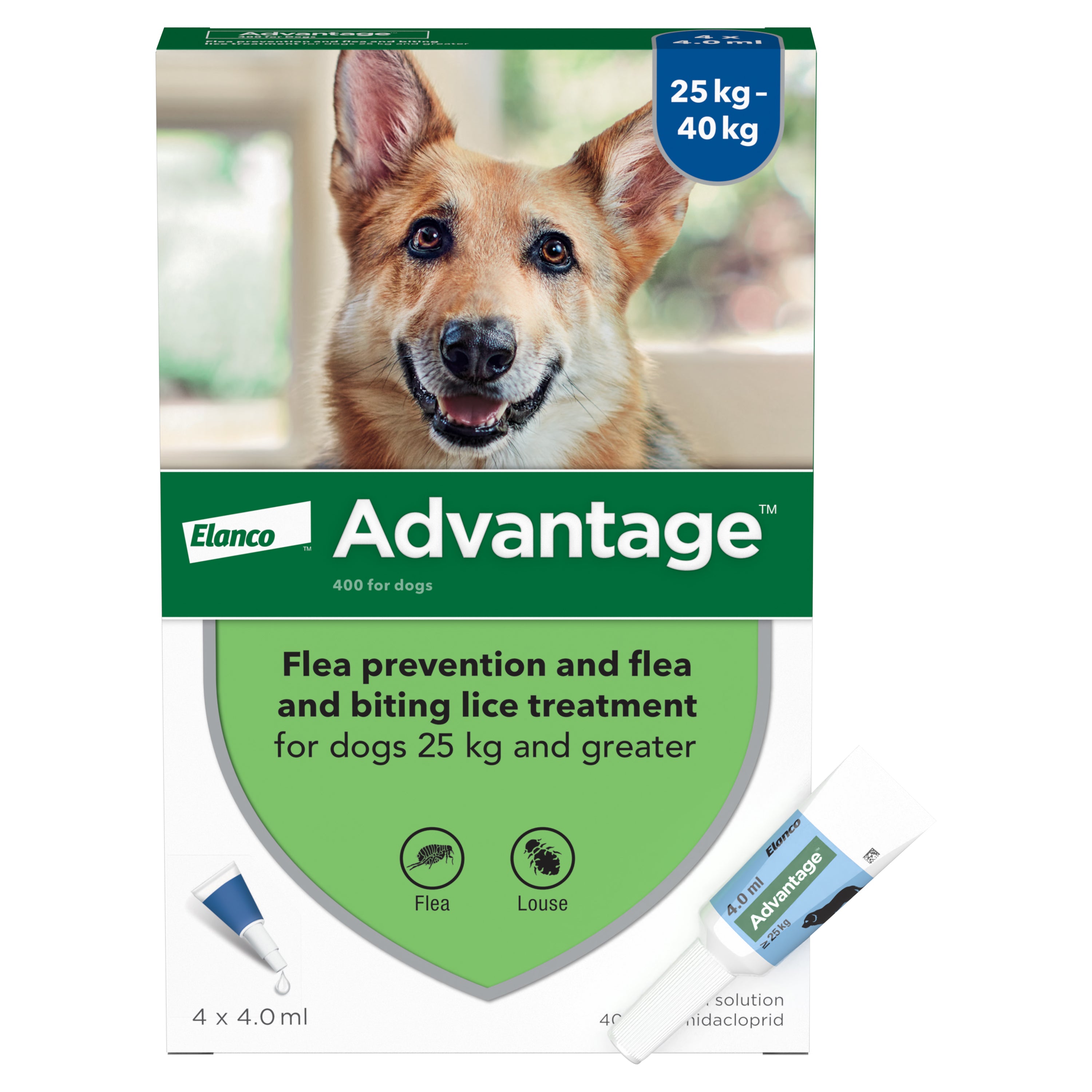 Advantage Spot On Flea Treatment for Dogs 400 Petwell