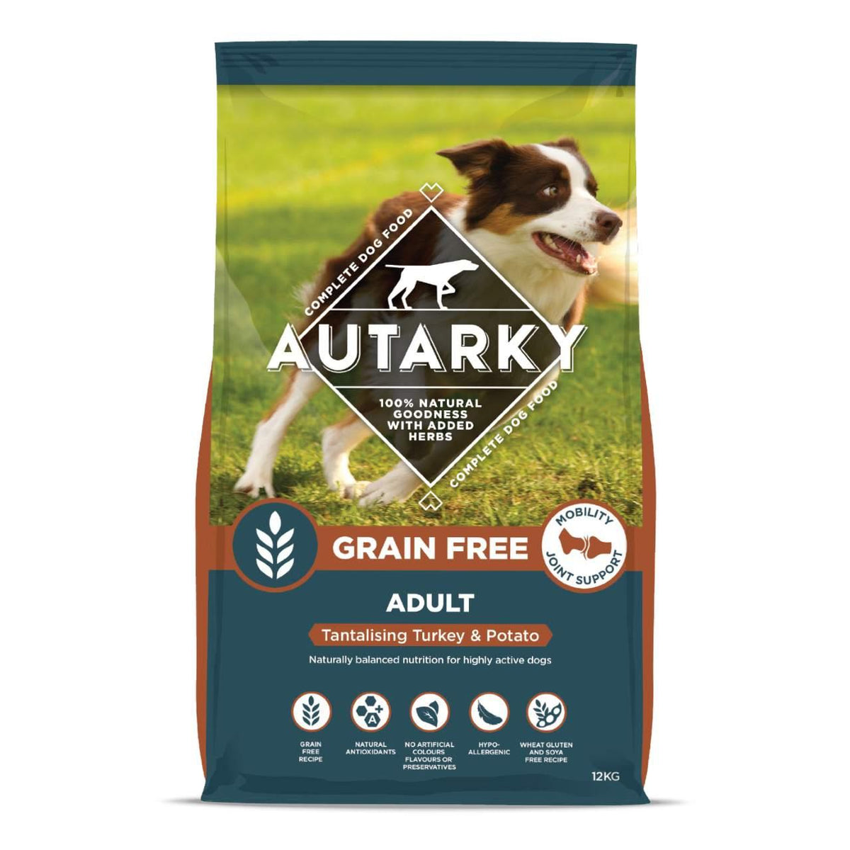 Autarky Grain-free Adult Dry Dog Food - Turkey & Potato - Grain Free Turkey Dog Food For Athletes