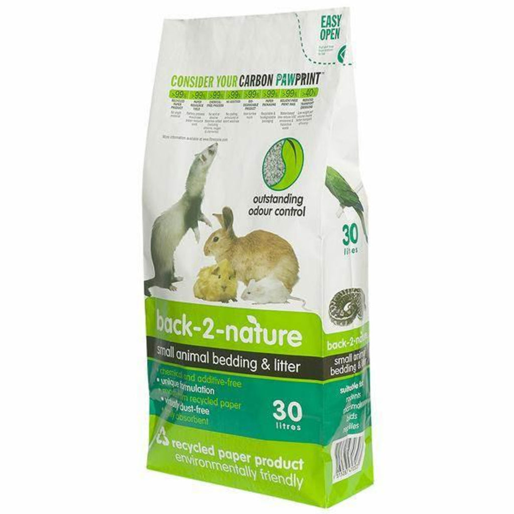 Back 2 Nature Small Animal Bedding and litter 30L