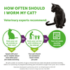 How often should  I worm my cat usingDrontal XL Worming Tablets for Large Cats and Kittens