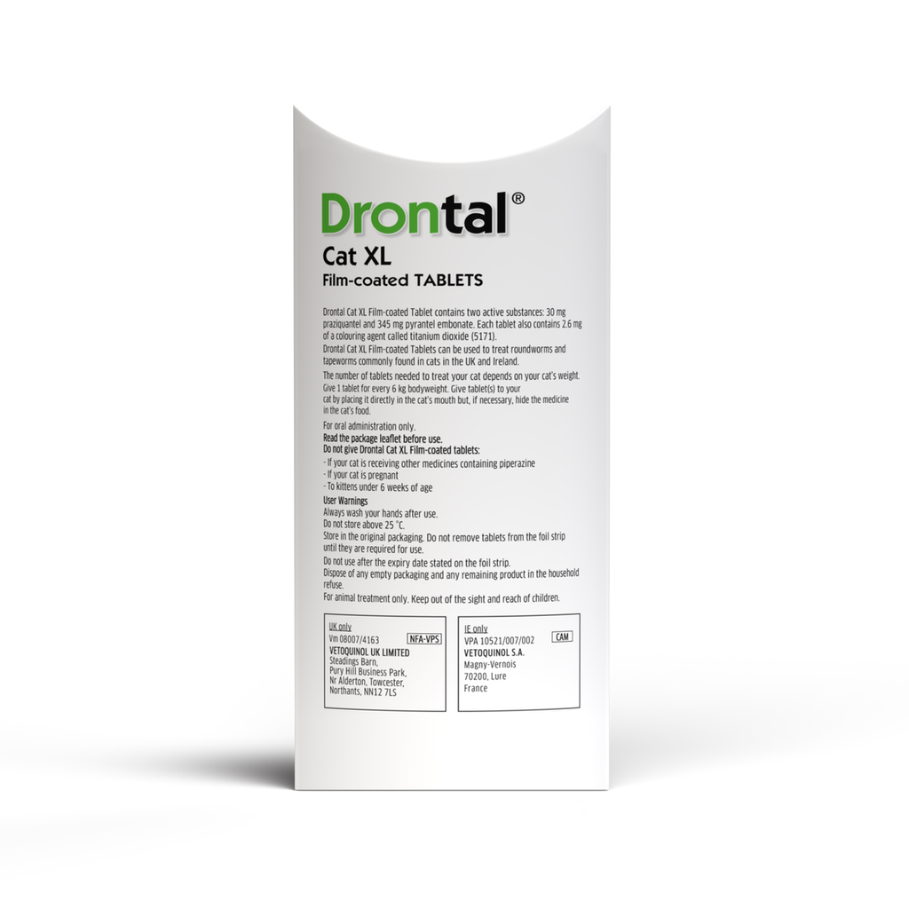 Drontal XL Worming Tablets for Large Cats and Kittens