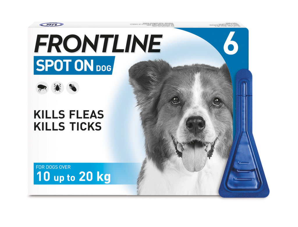 FRONTLINE Spot On for Dogs 6 Pipette - 10 up to 20kg