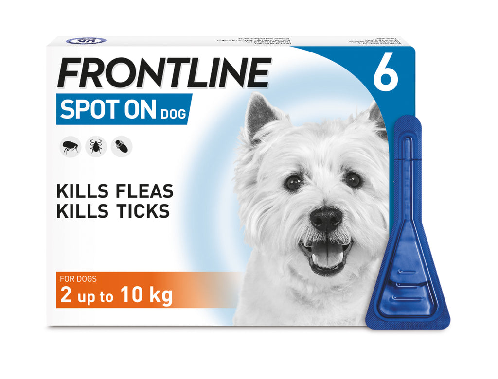FRONTLINE Spot On for Dogs 6 Pipette - 2 up to 10kg 