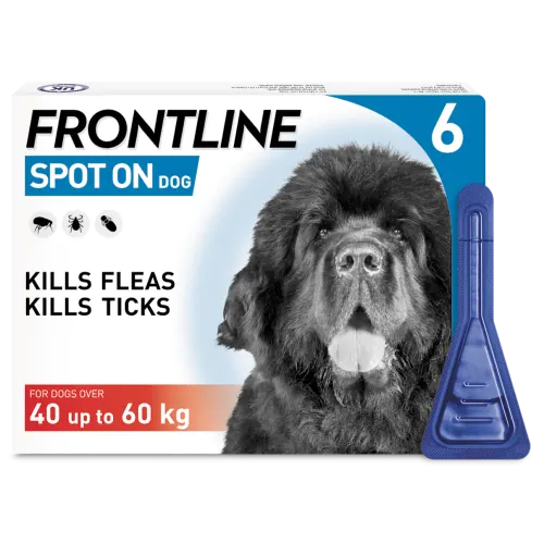FRONTLINE Spot On for Dogs 6 Pipette - 40 up to 60kg
