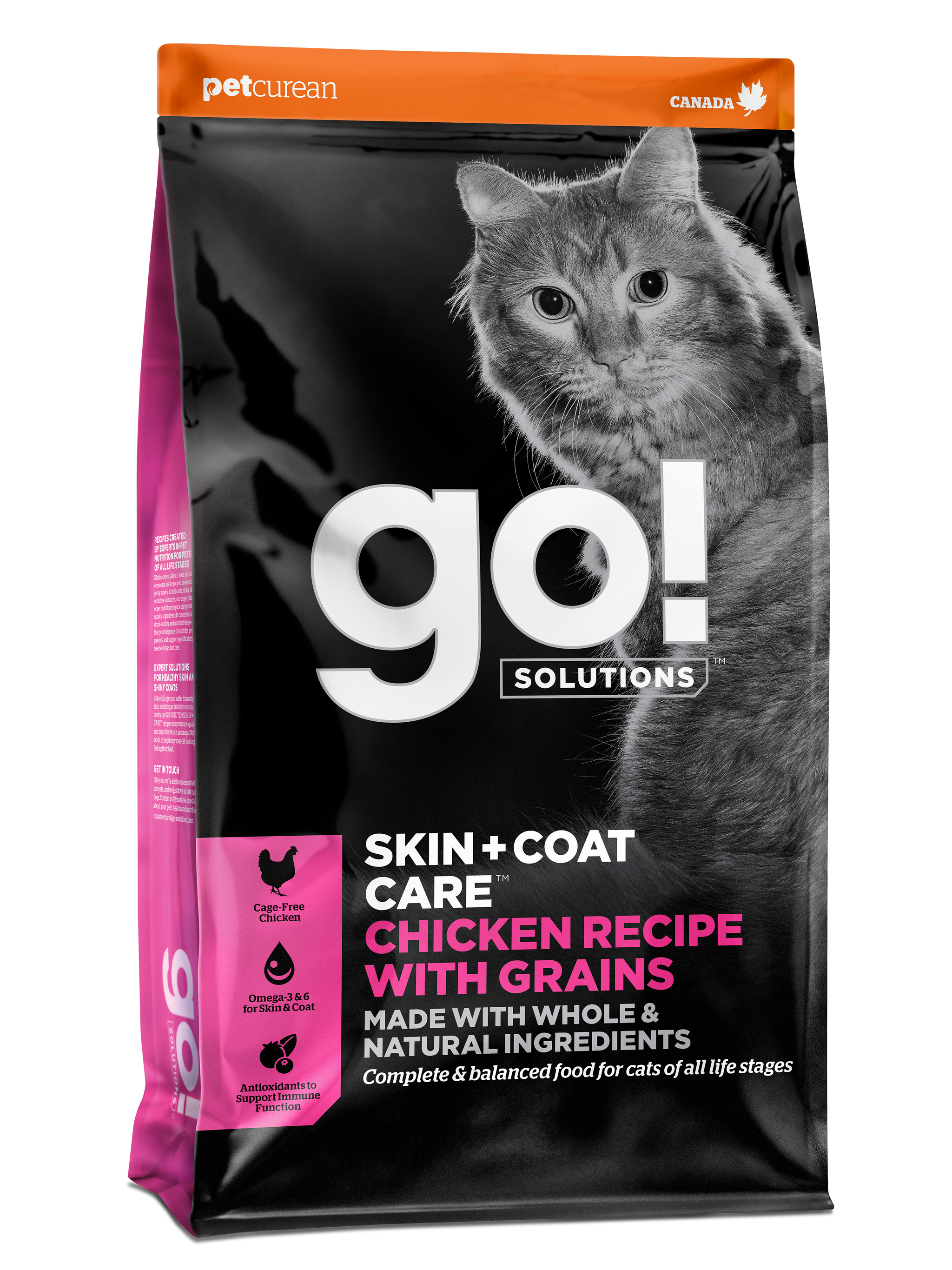 Go! Skin Coat Care Chicken Recipe With Grains for Cats