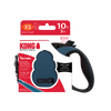 Front View of KONG Terrain Retractable Blue Dog Lead