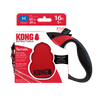 Front View of KONG Terrain Retractable Red Dog Lead