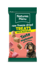 Front View of Natures Menu Raw Freeze Dried Beef Bites Dog Treats