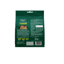 Back View of Natures Menu Raw Freeze Dried Turkey Toppers Adult Dry Dog Food
