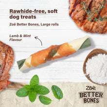 Zoe Better Bones Lamb Mint Wrap Large Rolls for Dogs
