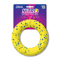 Front View of Zeus Nitro Ring Dog Toy