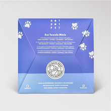 DotDotPet Biodegradable Mini Eco Dog Towels - 10 Pack