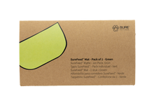 Front View of Surefeed Pet Feeder Mat - Green