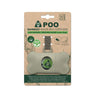 Front View of M-Pets Bamboo Dog Poo Waste Bag Dispenser with natural Vegetable