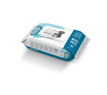 Front View of M-Pets Cleaning Pet Wipes Tub