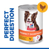 Hill's Science Plan Perfect Digestion Medium Adult 1+ Wet Dog Food with Chicken & Vegetables - 12 x 363g Can