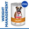 Hill's Science Plan Light Adult Medium Wet Dog Food with Chicken - 12 x 370g Can