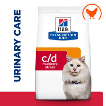 Hill's Prescription Diet c/d Multicare Stress Urinary Care Dry Cat Food with Chicken - 400g Bag