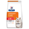 Front View of Hill's Prescription Diet c/d Multicare Stress Urinary Care Dry Cat Food with Chicken - 400g Bag