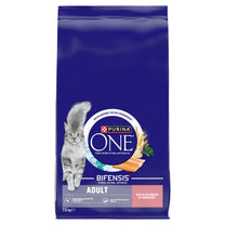 Front View of Purina One Bifensis Salmon Dry Cat Food - 7.5kg