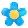 Front View of BARK Blue Power Flower Dog Toy