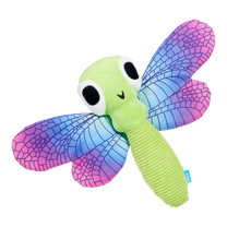 Front View of BARK Dragonfly Guy Dog Toy