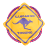Front View of BARK Kangaroo Tossing Dog Toy