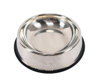 Front View of M-Pets Crock Stainless Steel Dog Bowl