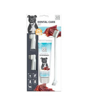 Front View of M-Pets Dental Care Set Toothpaste Kit for Pets