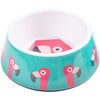 Front View of Ministry Of Pets Melamine Non-slip Pet Bowl - Flamingo - 480ml
