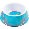 Front View of Ministry Of Pets Melamine Non-slip Pet Bowl - Narwhal - 480ml