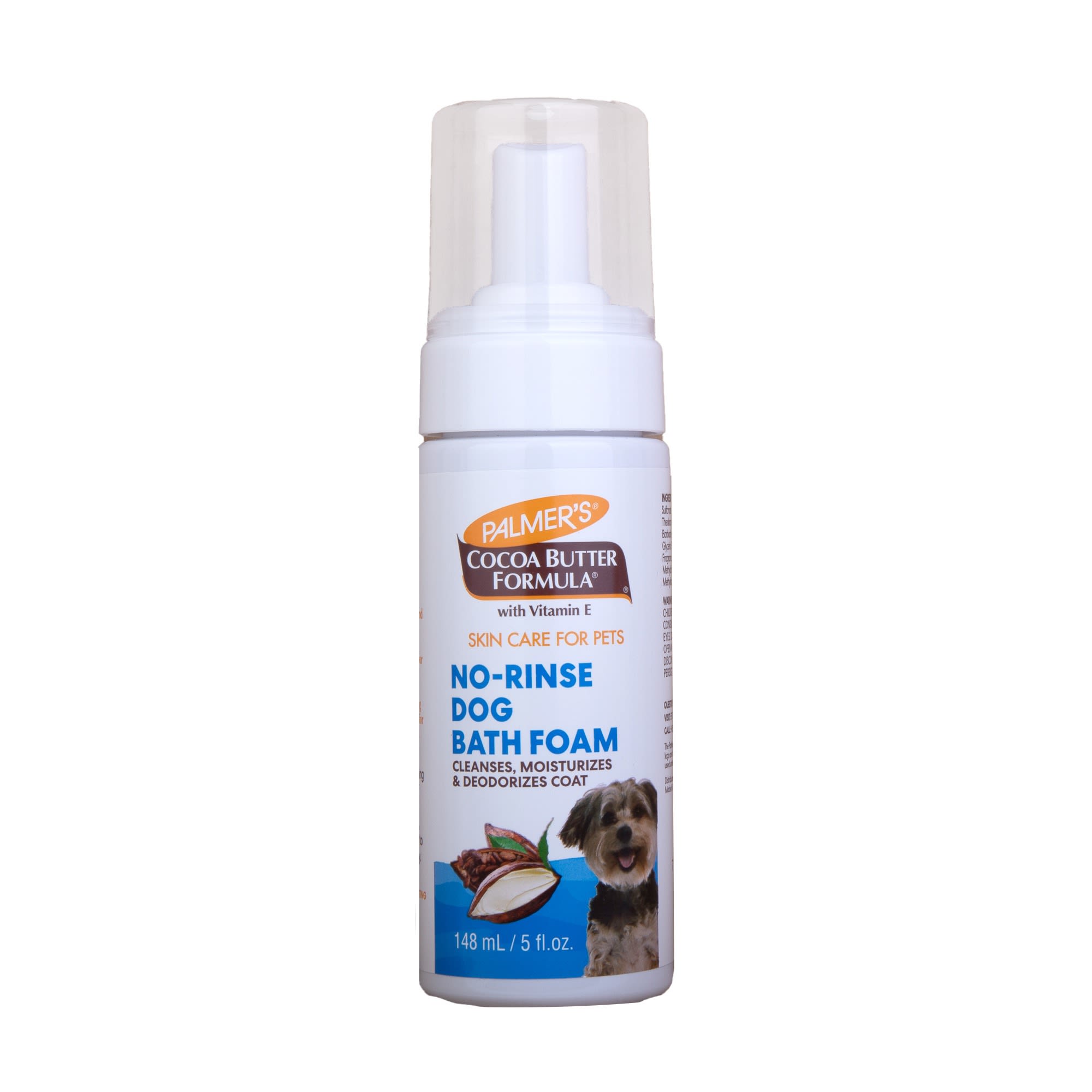 is palmer's cocoa butter safe for cats Palmer's for Pets Moisturizing No-Rinse Bath Foam with Cocoa Butter fo