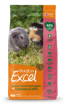 Front View of Burgess Excel Mature Guinea Pig Nuggets with Cranberry & Mint