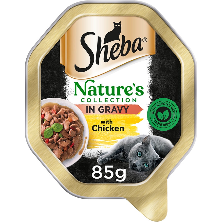 Sheba Red Sheba Natures Collection Cat Tray Chk&red Peppr Gravy 85g (Pack of 22)