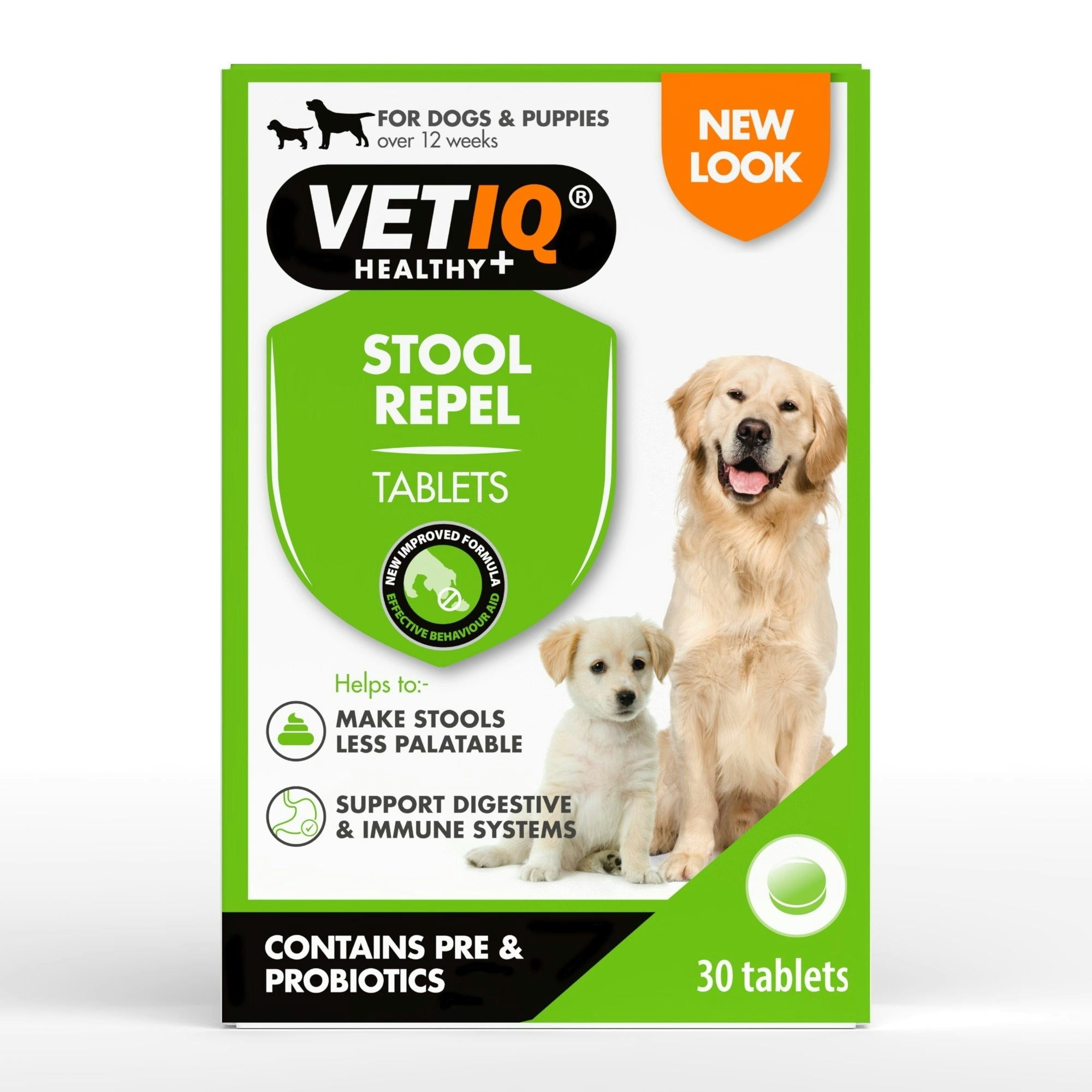 VetIQ | Dog Coprophagia Aid | Stool Repel - 30 Tablets