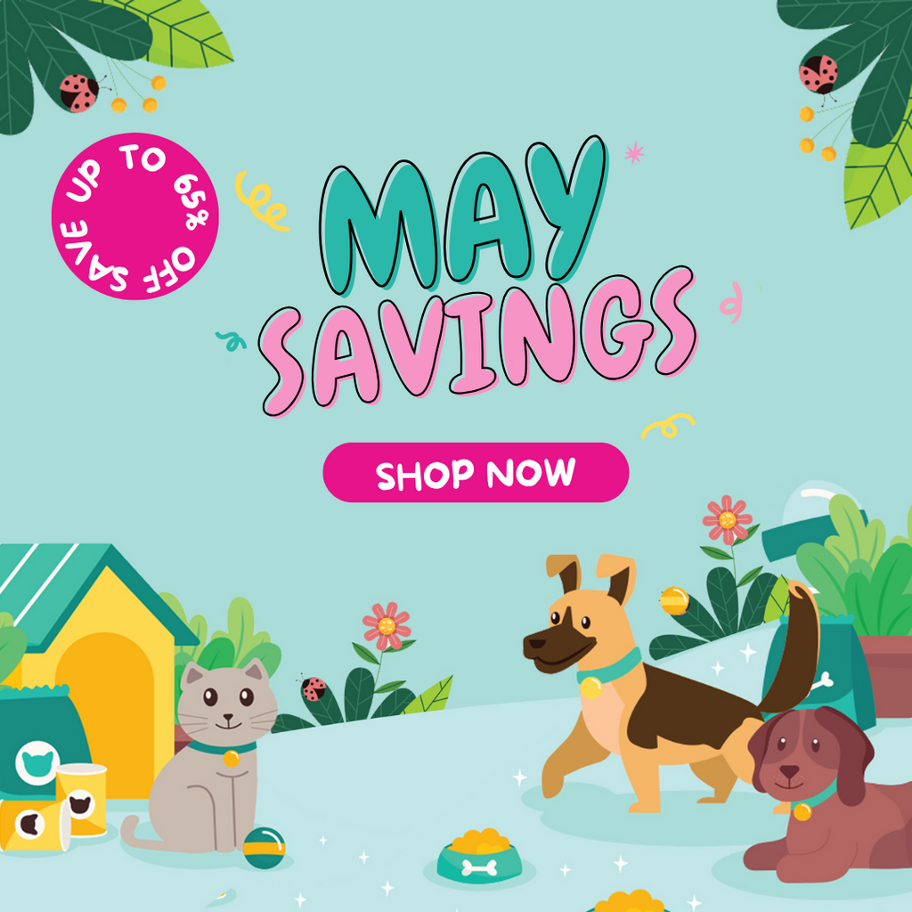 May Savings - save up to 65% Off
