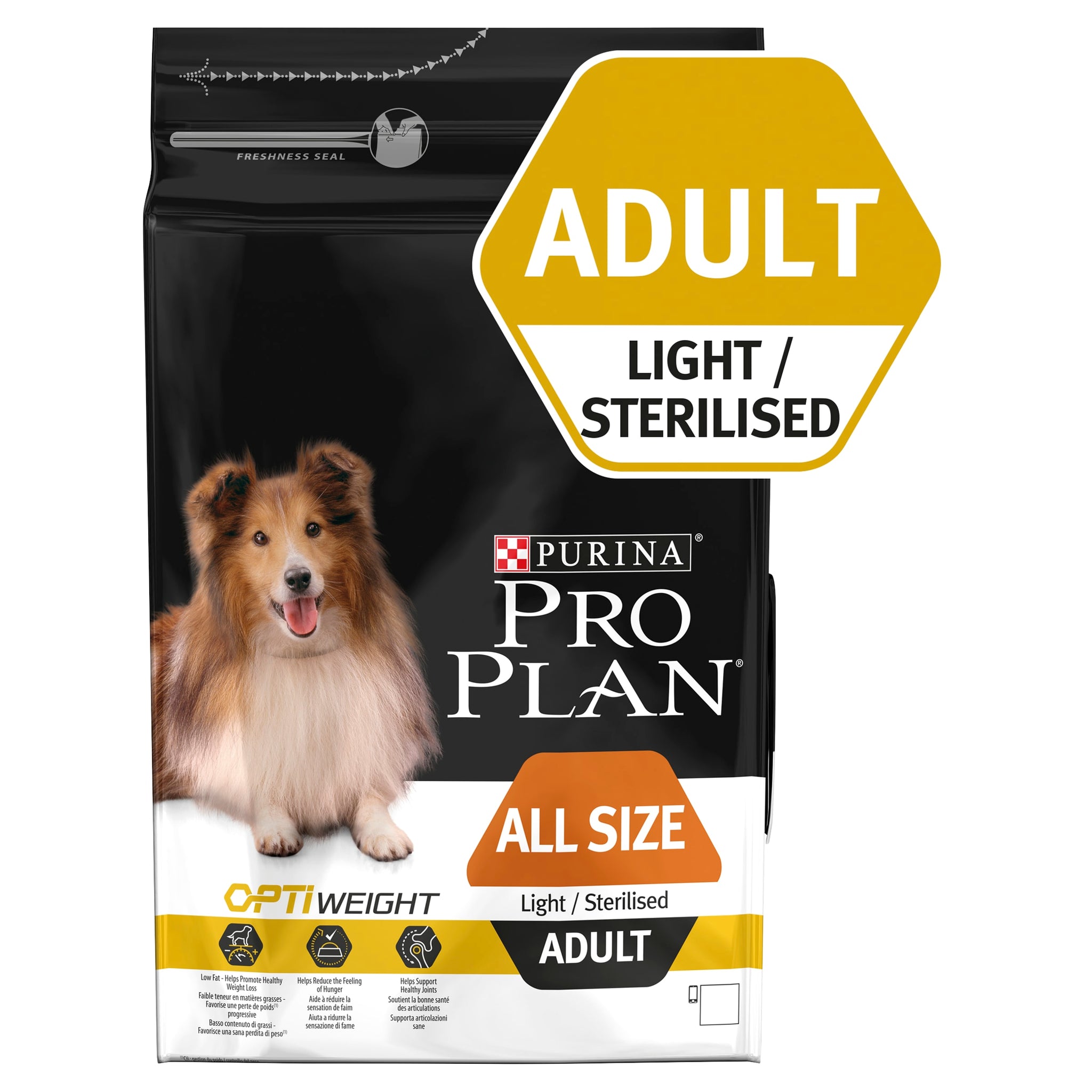 Purina Pro Plan OptiWeight Light/Sterilised Adult Dry Dog Food Chick