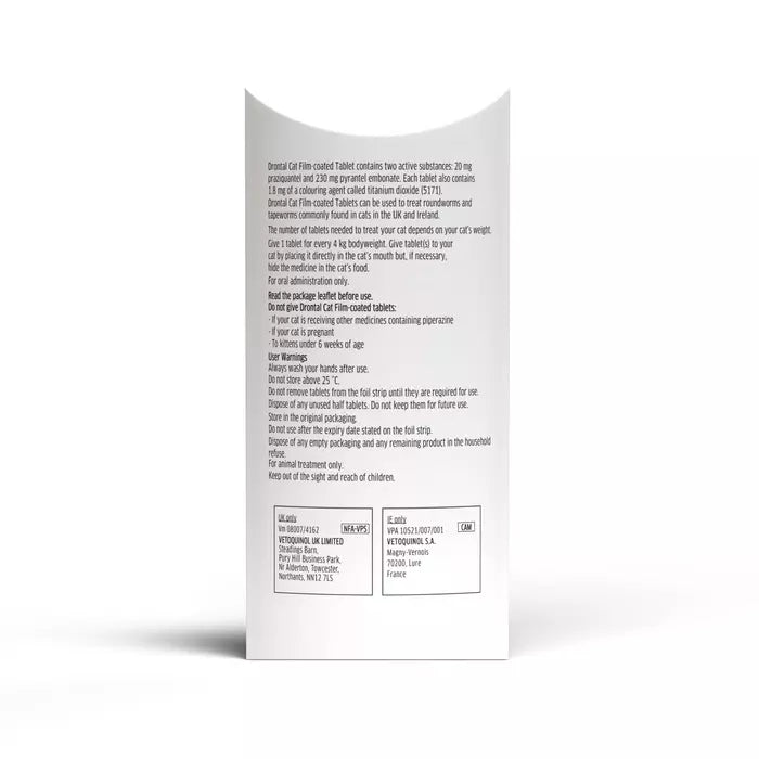 Cat Wormer Tablet | Buy Spot On Wormers for Cats | Petwell