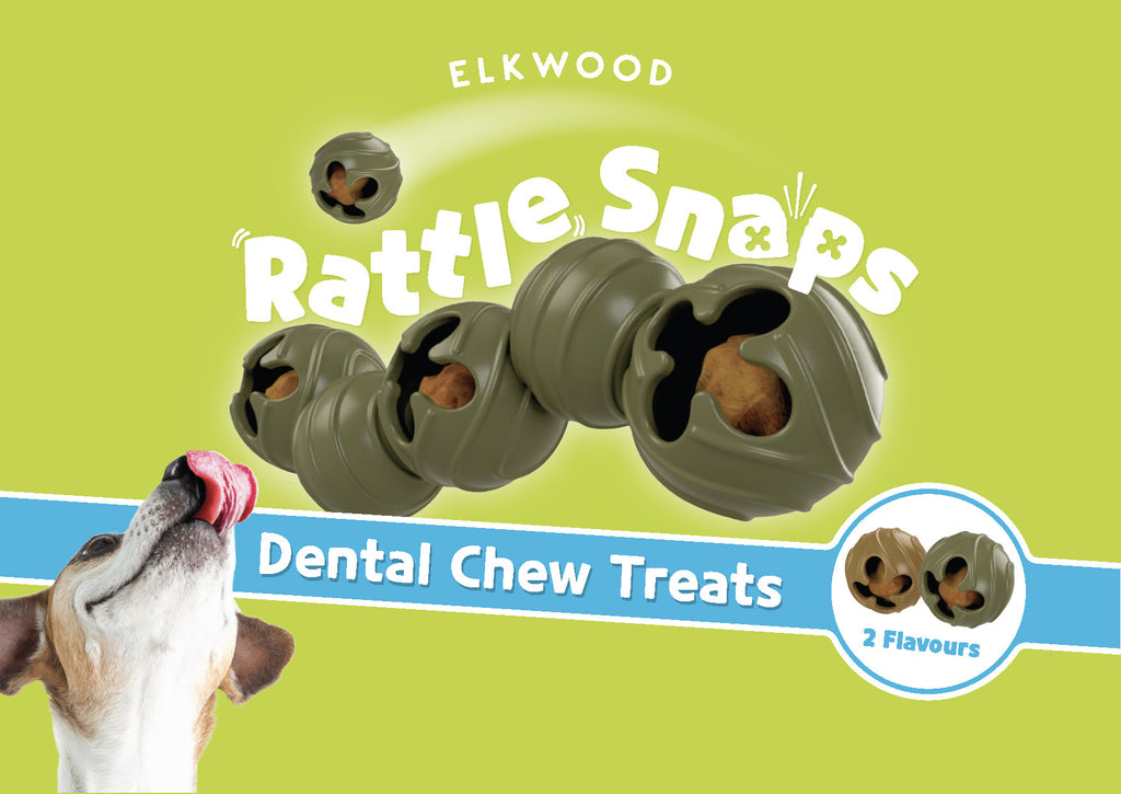 Elkwood Rattle Snaps - Dog Dental Chew Treats
