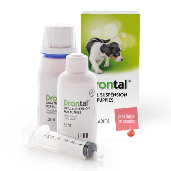 Drontal Puppy Liquid Wormer Dog Wormers Petwell1