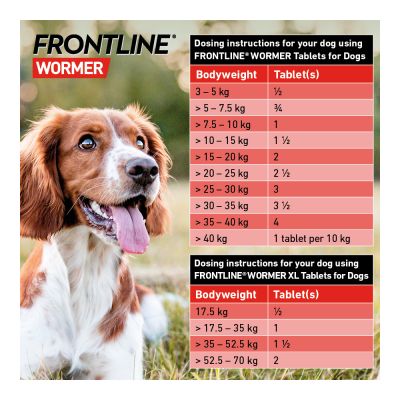 FRONTLINE WORMER Flavoured Tablets for Dogs