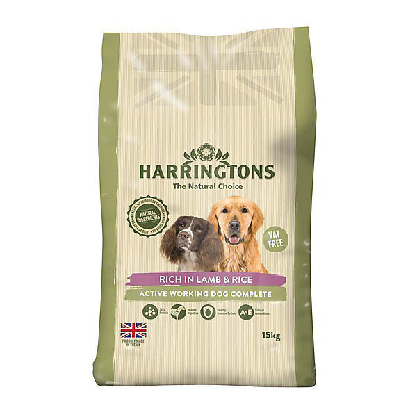 HarringtonsWorking Dog Food Lamb and Rice Petwell