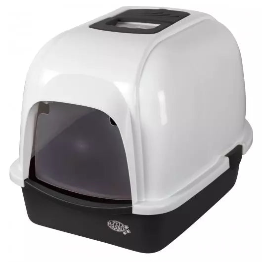 Pet Brands Plastic Oval Litter Tray With Hood