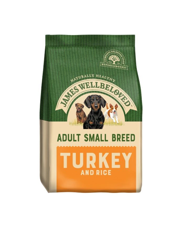 James Wellbeloved Canine Small Breed Kibble Adult Turkey & Rice