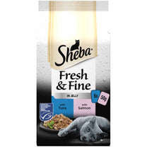 Sheba Pouch Fresh & Fine - Tuna & Salmon In Jelly - 6x50g