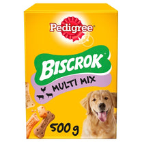 Pedigree Biscrok Biscuits Multi Mix Dog Treats 500g