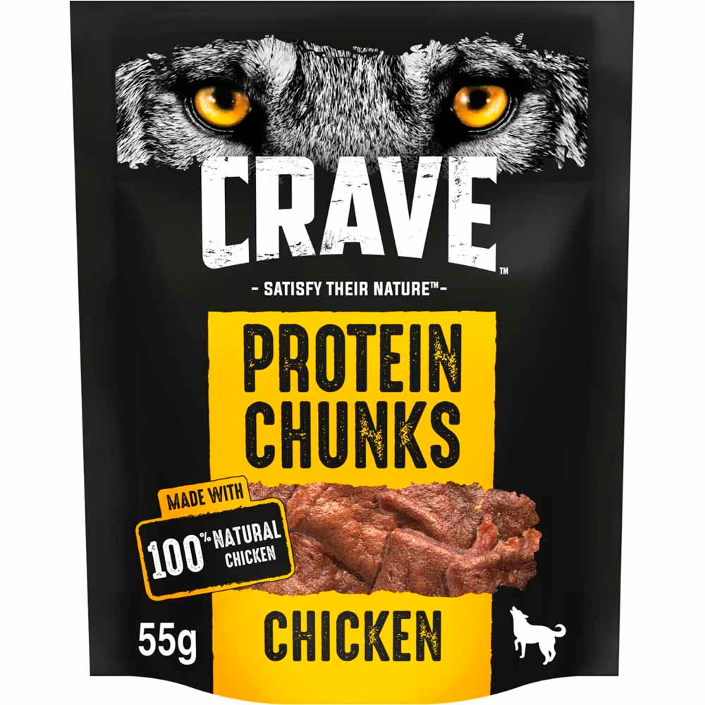 Crave Protein Chunks with Chicken for Dogs - 55g